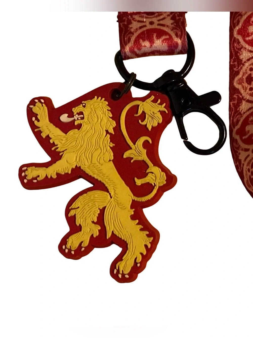Game of Thrones House Lannister Lanyard Lion Sigil Charm HBO Promo 2017